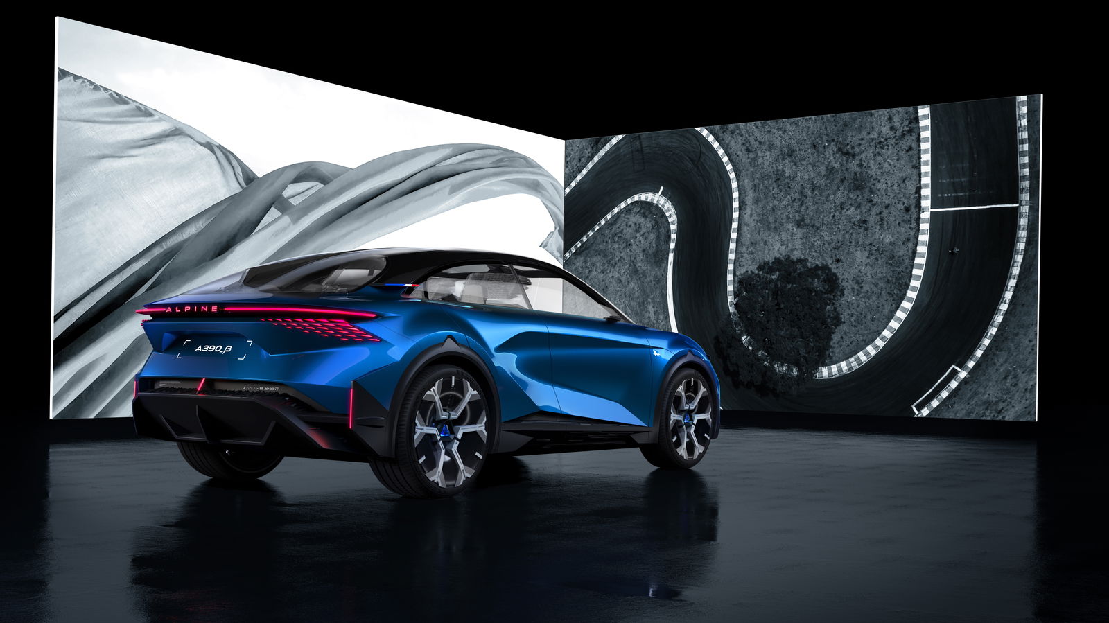 Alpine A390 Beta - rear